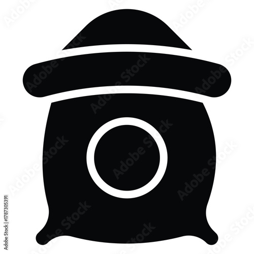 Flour Vector Icon Stock Illustration