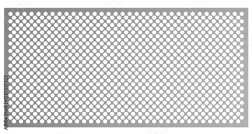 Tableau sur toile digital rendering of a precision stainless steel mesh material for visualization