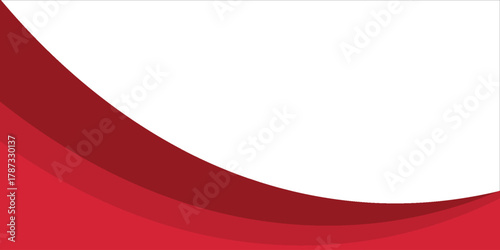 Red abstract wavy presentation background. Vector illustration design for business presentation, banner, cover, web, flyer, card, poster, game, texture, slide, magazine, and