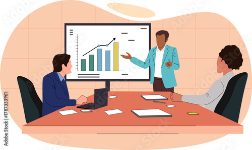 Business Meeting Illustration