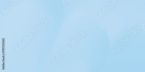 Aesthetic clear blue sky. Summer season blue pastel colored vertical vector banner. Blurred sky gradient background. Simple soft light backdrop.