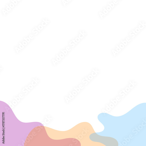 Transparent Blob Footer