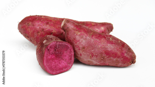 Ubi Ungu. Purple sweet potato, or in scientific terms Ipomoea Batatas var Ayamurasaki, is a variety of sweet potato that has purple skin and flesh