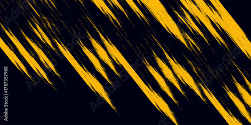 Halftone yellow dots pattern and black gradient grunge texture background. Dotted line comic sport style vector illustration.