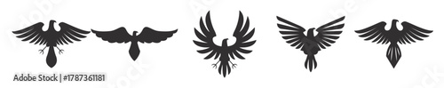 ancient hawk logo vector