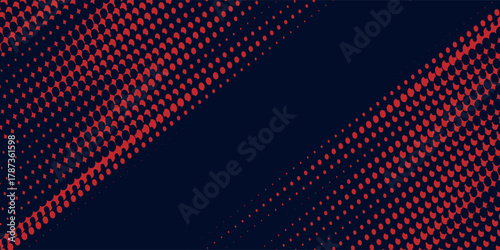 Black and red abstract grunge background with halftone style modern arts sport background abstract