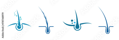 Hair treatments icon vector illustration