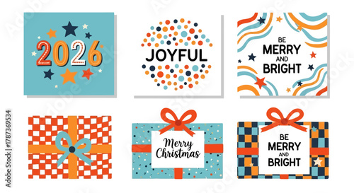 Festive Season Greetings A Collection of Colorful Holiday Card Designs