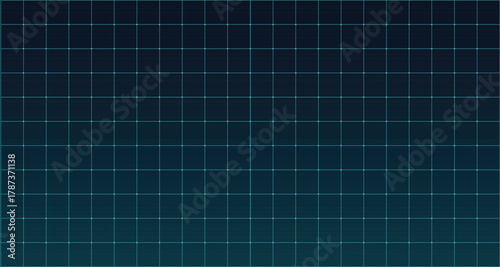 hud grid game panel graph with dots lines digital screen