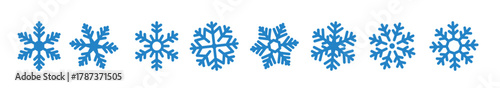 Ice flakes snowflake flake winter christmas snowflakes vector illustration