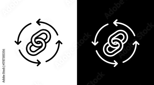 Continuity  White Icon Set Design