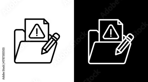 Crisis Documentation  White Icon Set Design