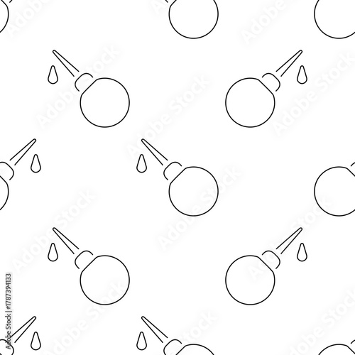enema seamless pattern isolated on transparent background.