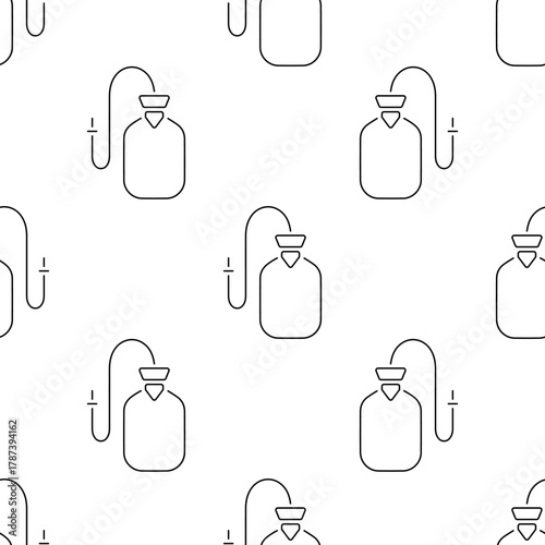 enema seamless pattern isolated on transparent background.
