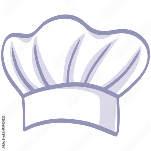 Chef Hat Cap Illustration Icon