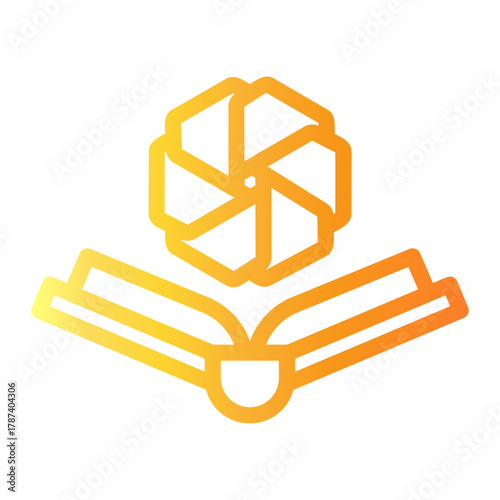 journalist Line Gradient Icon