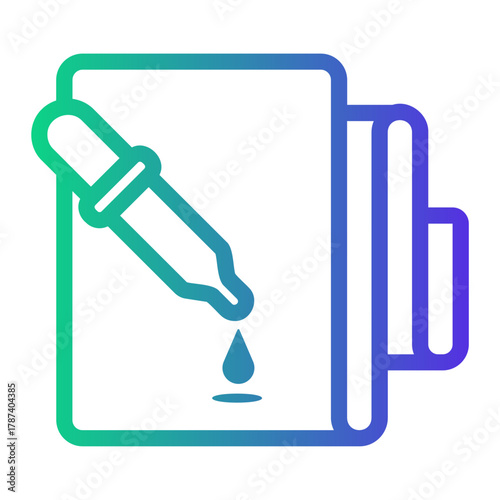 reporter Line Gradient Icon