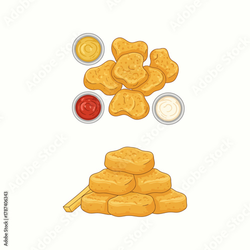 Delicious Crispy Chicken Nuggets for Family Meals and Parties