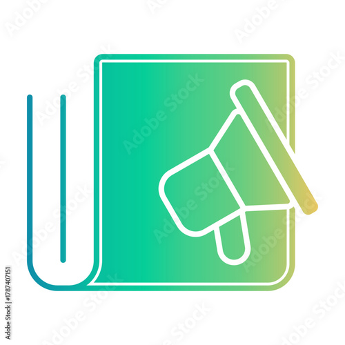 newspaper Gradient icon