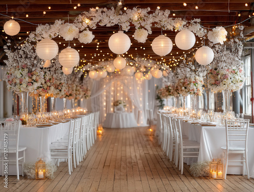 beautiful wedding setting