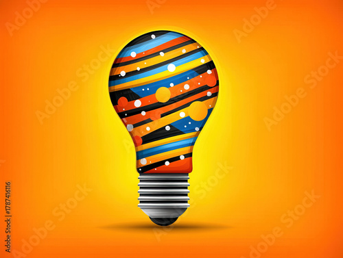 Christmas light bulb vector
