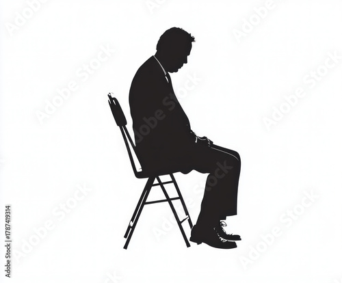 sitting silhouette vector ,...