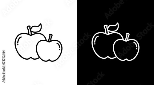 Apple  White Icon Set Design