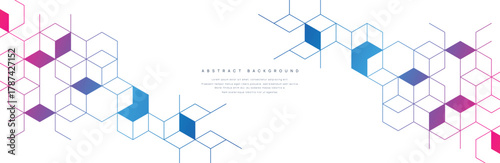 Graphic design element and abstract geometric background.	