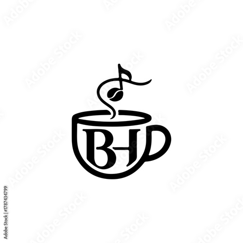 Creative Coffee Cup Logo Designs vector