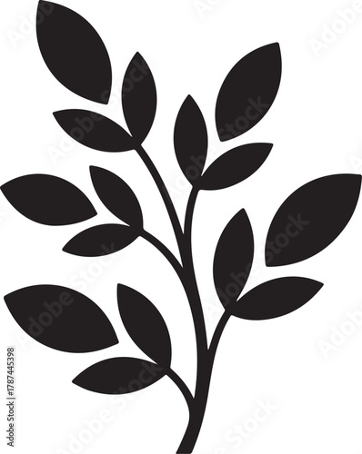 Botanical Leaf Vector Design
