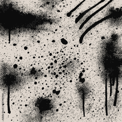  Grunge spray paint splatters – Rough, urban-style spray paint marks and random splatters suitable for street art or modern poster themes.