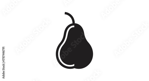 pear isolated on white