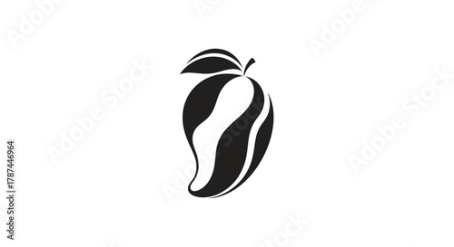 vector illustration of a mango