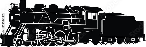 steam train vector 