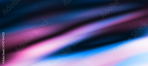Φωτογραφία Dark blue digital abstract background with ultraviolet neon glow, blurry light l
