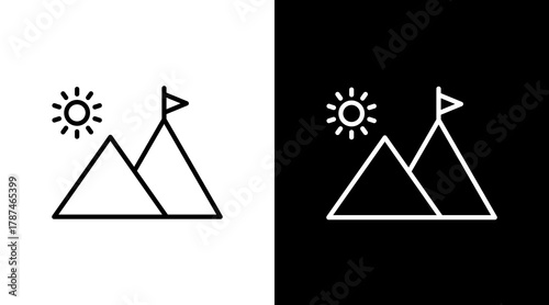 Mission White Icon Set Design