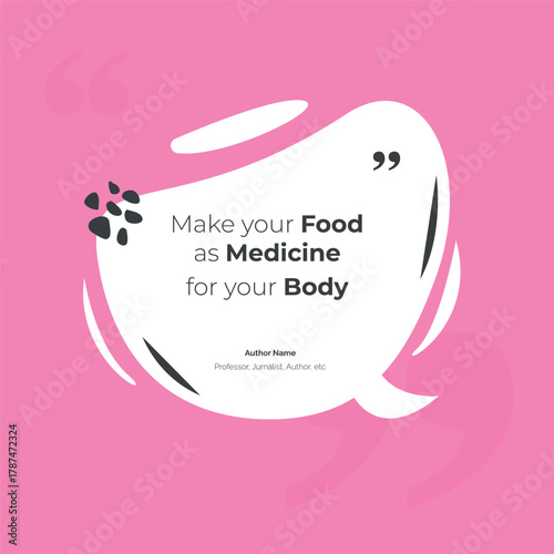 Creative Bubble testimonial banner, quote, infographic. Social media post template designs for quotes. Empty speech bubbles, quote bubbles and text box