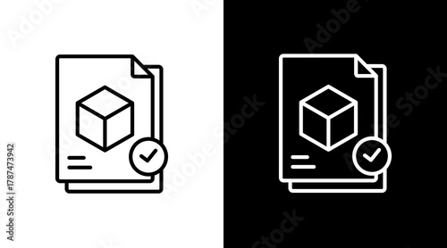 Product Design White Icon Set Design