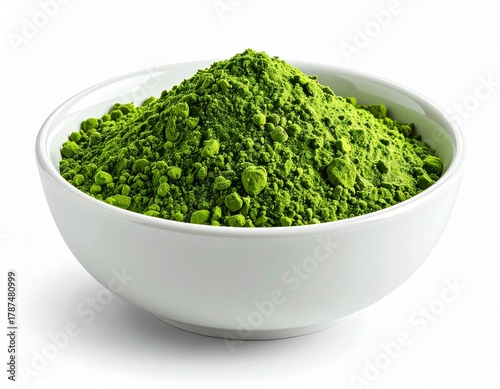 Fresh Ground Green Tea Powder Texture