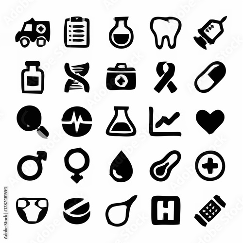Medical Icon Set - Healthcare...
