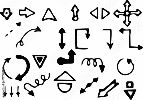 Black Arrow Collection Vector...