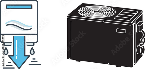 Outline and Silhouette Icons for Air Care and Dispensing Devices