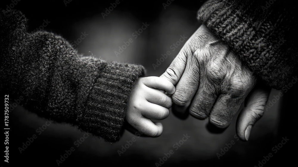 Fototapeta premium old woman hands