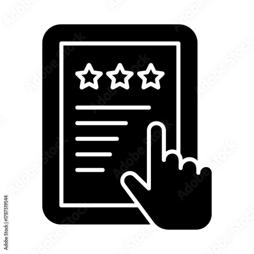 Tablet rating form