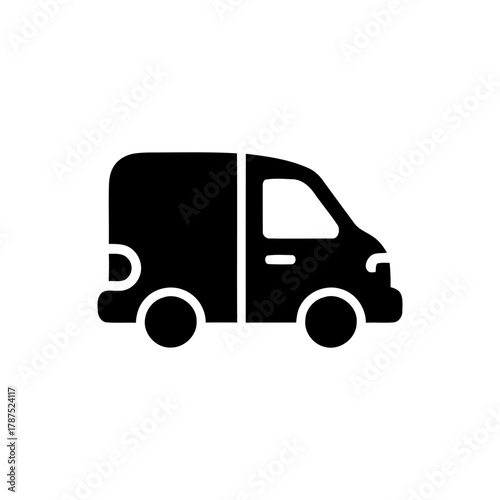 Delivery Truck Icon – Shipping and Transport Symbol