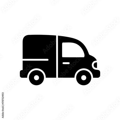 Delivery Truck Icon – Shipping and Transport Symbol