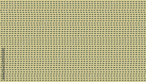 A close up of a grid pattern with small dark circles on a light background evenly spaced apart and aligned