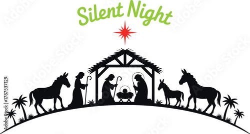 Festive christmas tree with ornaments and snowflakes ideal for holiday greetings and decorations