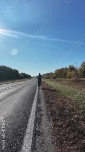 cycling in nature in wild places, bikepacking	
