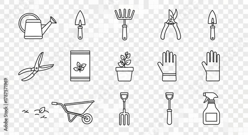 Essential gardening tools collection for planting, cultivating, and nurturing vibrant green spaces with ease and efficiency.